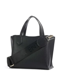 Fall Re Handtasche Lederimitat schwarz