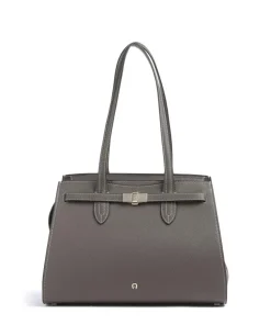 Farah L Shopper genarbtes Rindsleder dunkelgrau