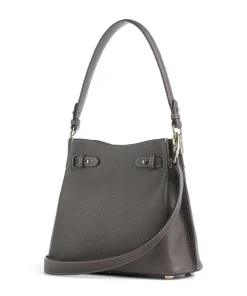 Farah M Beuteltasche genarbtes Rindsleder taupe