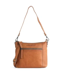 Faro Schultertasche Pull-Up Rindsleder cognac