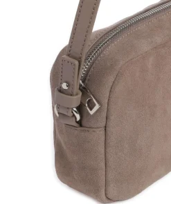 Farrah Suede S Umhängetasche Veloursleder taupe