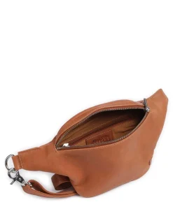 Fashion Favorites Gürteltasche weiches Rindsleder cognac