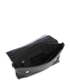 Fashion Favourites Umhängetasche Schafsleder schwarz