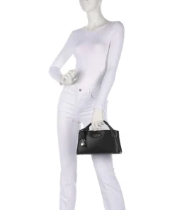 Fedena Handtasche Lederimitat schwarz