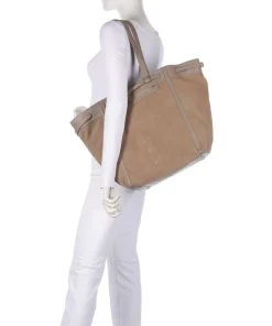 Felicia Cozy Shopper aufgerautes Leder beige