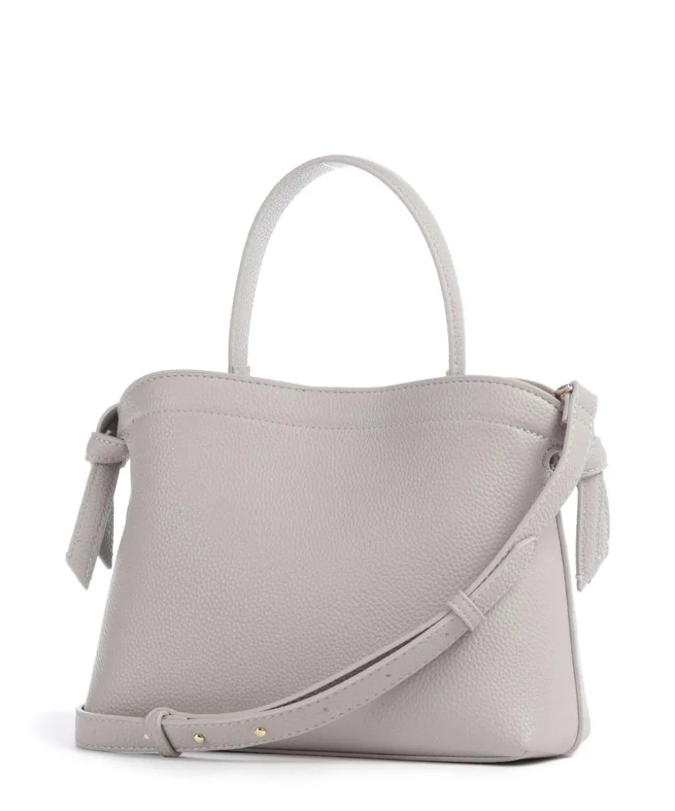 Femke Handtasche Lederimitat hellgrau