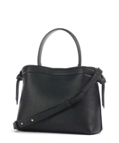 Femke Handtasche Lederimitat schwarz