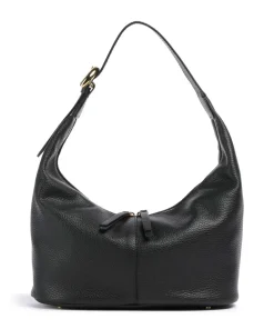 Fernanda Beuteltasche genarbtes Rindsleder schwarz