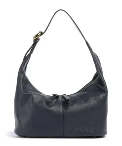 Fernanda Beuteltasche genarbtes Rindsleder navy