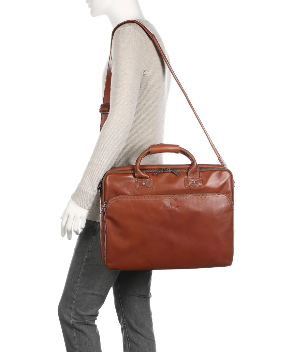 Firenze Aktentasche 17″ Leder braun