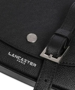 Firenze Milano Bao Umhängetasche genarbtes Rindsleder schwarz