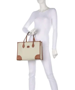 Firenze Shopper Lederimitat creme