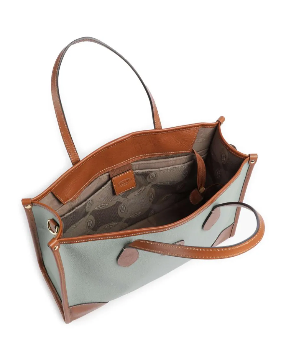 Firenze Shopper Lederimitat grünblau