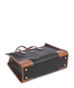 Firenze Shopper Lederimitat schwarz