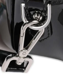 Firenze Vernis Umhängetasche Kunststoff schwarz