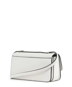 Flap Re Umhängetasche Lederimitat weiß