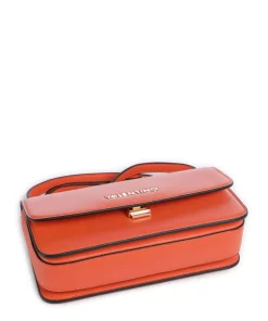 Flap Re Umhängetasche Lederimitat orange