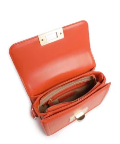 Floren Umhängetasche Lederimitat orange