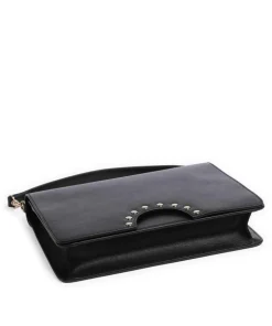 Florence Cupid Handtasche Saffiano-Rindsleder schwarz