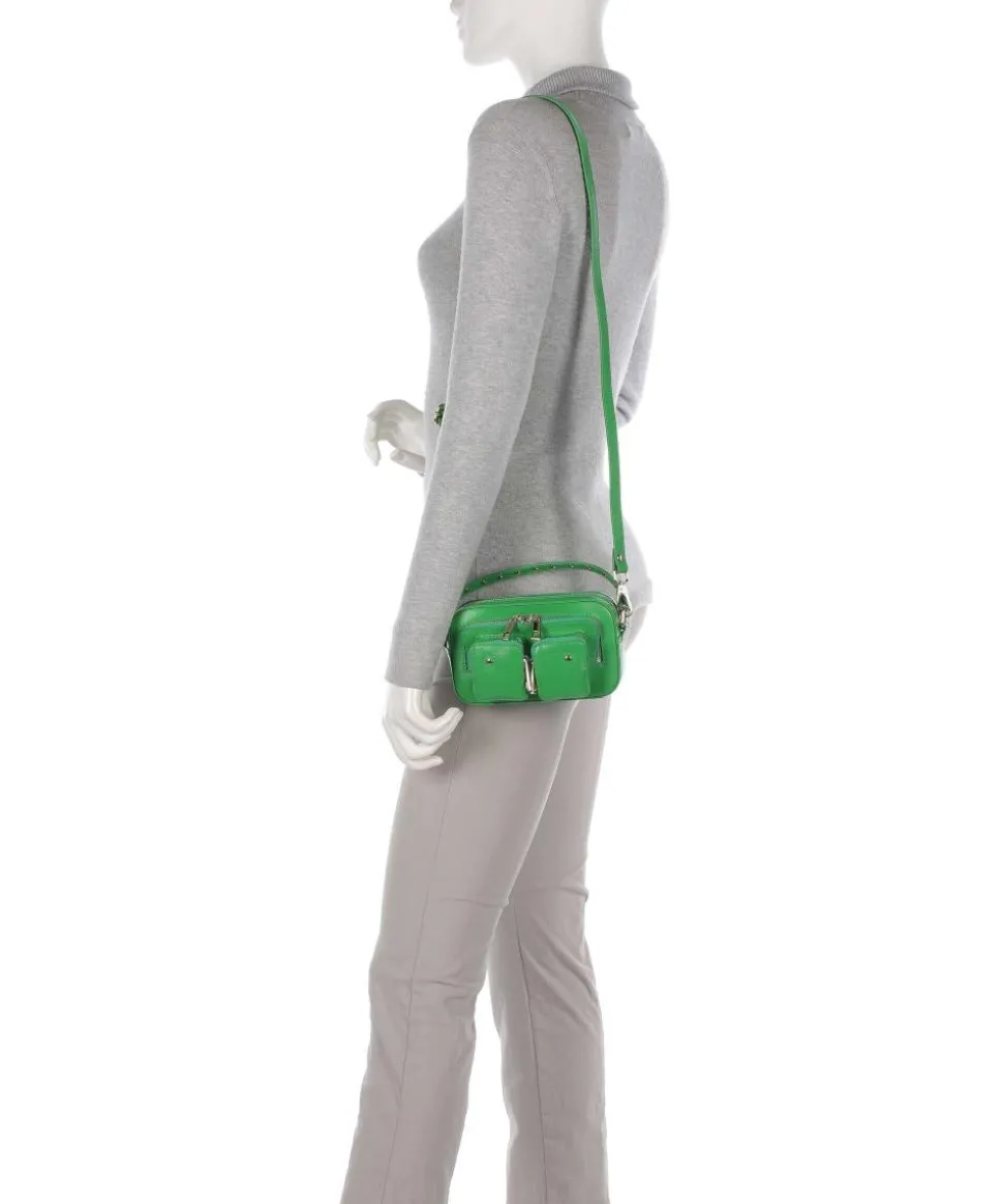 Florence Helena Umhängetasche fein genarbtes Leder grün