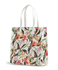 Flowela Shopper Lederimitat creme
