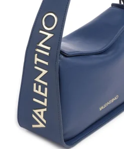 Fosca Re Schultertasche Lederimitat dunkelblau