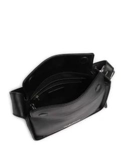 Fosca Re Schultertasche Lederimitat schwarz