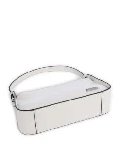 Franzis Calf Optic XS Schultertasche fein genarbtes Leder weiß