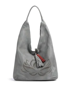 Freundgasse 1 Shopper genarbtes Leder grau