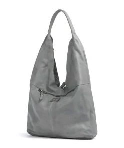 Freundgasse 1 Shopper genarbtes Leder grau