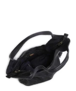 Freundgasse 2 Shopper genarbtes Leder navy