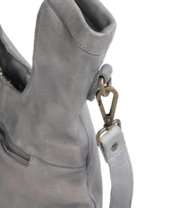 Freundgasse 2 Shopper genarbtes Leder grau