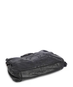 Freundgasse 3 Umhängetasche genarbtes Leder navy