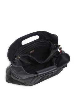 Freundgasse 3 Umhängetasche genarbtes Leder navy