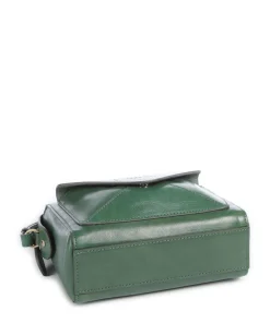 Frida Umhängetasche fein genarbtes Rindsleder dunkelgrün