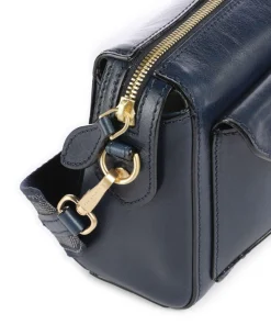 Frida Umhängetasche Rindsleder dunkelblau