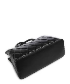 Frisia Handtasche Lederimitat schwarz