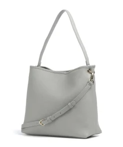 Futura Beuteltasche Lederimitat grau