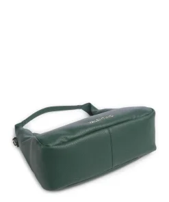 Futura Beuteltasche Lederimitat dunkelgrün