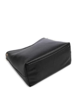 Futura Beuteltasche Lederimitat schwarz