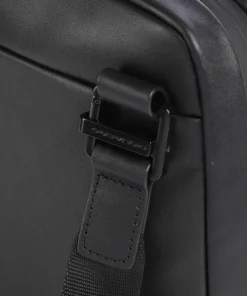 FXP Umhängetasche fein genarbtes Rindsleder schwarz