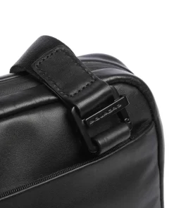 FXP Umhängetasche fein genarbtes Rindsleder schwarz