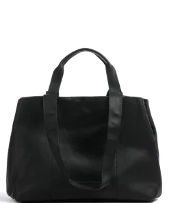 Gail Shopper Pull-Up Rindsleder schwarz