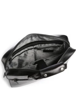 Gaucho Ted Aktentasche 15″ fein genarbtes Rindsleder schwarz