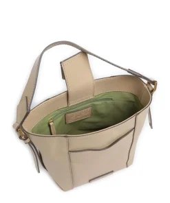 Gemma Bucket bag genarbtes Rindsleder beige