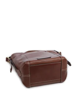 Gemma Bucket bag genarbtes Rindsleder braun