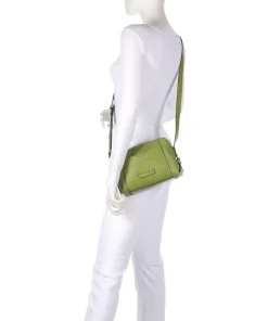 Gemma Umhängetasche genarbtes Rindsleder grün