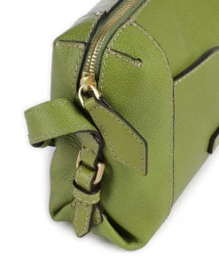Gemma Umhängetasche genarbtes Rindsleder grün