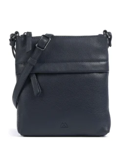 Genie Umhängetasche genarbtes Rindsleder navy