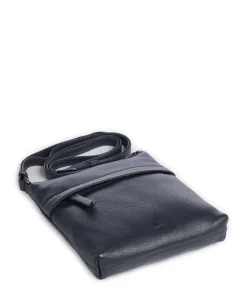 Genie Umhängetasche genarbtes Rindsleder navy